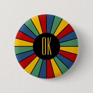 Bóton Redondo 5.08cm BOTÃO DOS RAIOS MIM + sua foto, texto, monograma