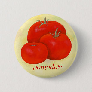 Bóton Redondo 5.08cm Botão dos tomates