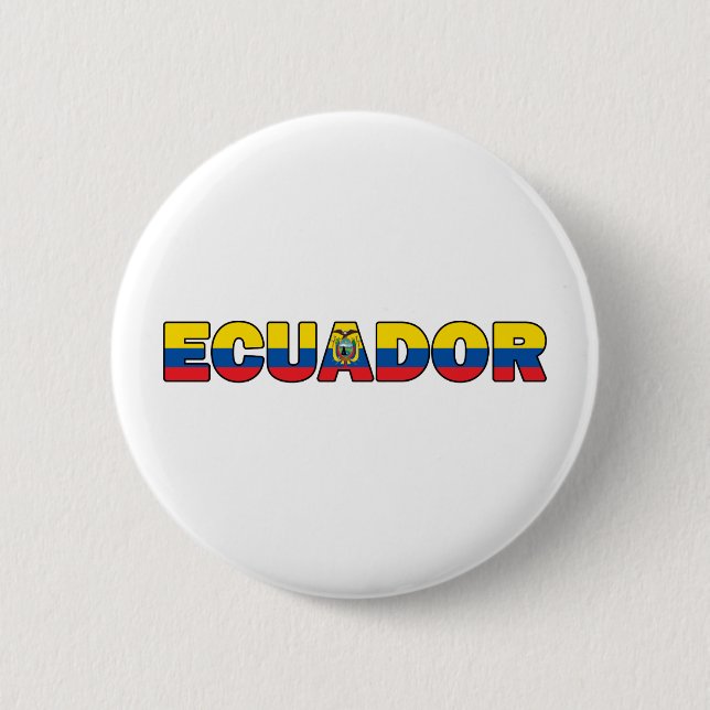Bóton Redondo 5.08cm Botão Equador (Frente)