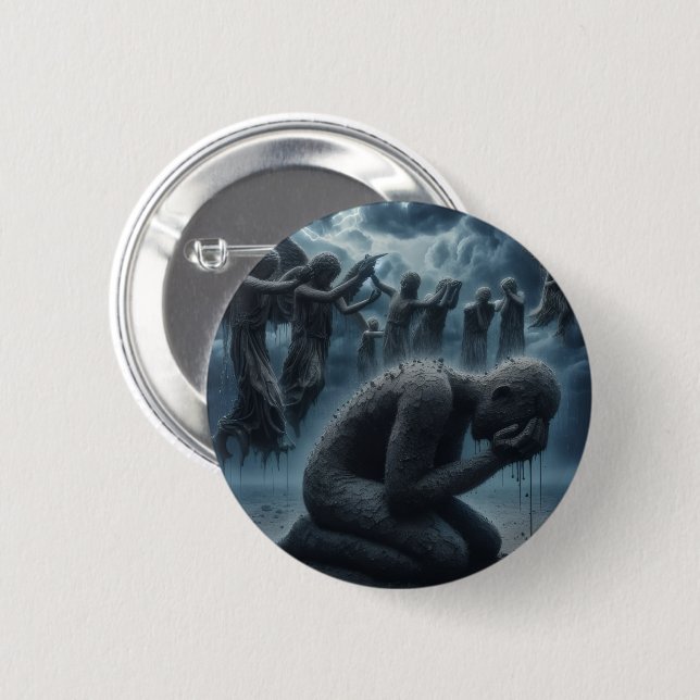 Bóton Redondo 5.08cm Botão Esmagado (Frente & Verso)