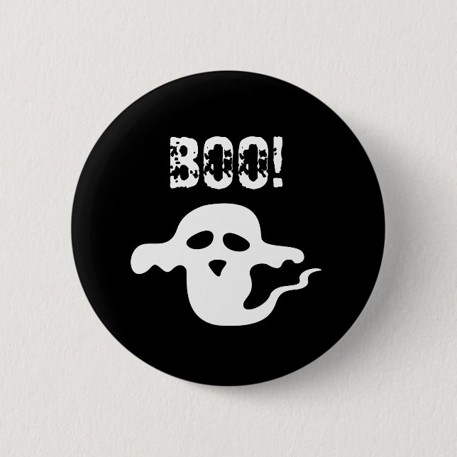 Bóton Redondo 5.08cm Botão Fantasma Boo (Frente)