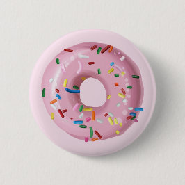 Bóton Redondo 5.08cm Botão Favorito da Festa de aniversário da Rosquinh
