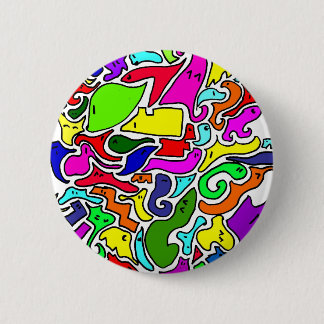 Bóton Redondo 5.08cm botão gamer