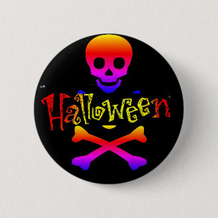 Bóton Redondo 5.08cm Botão Halloween