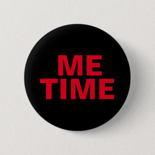Bóton Redondo 5.08cm Botão Hora Me