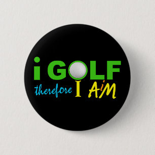 Bóton Redondo 5.08cm Botão I GOLF