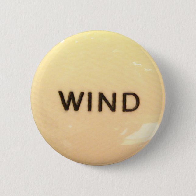 Bóton Redondo 5.08cm Botão inglês adiantado do vento do órgão de (Frente)