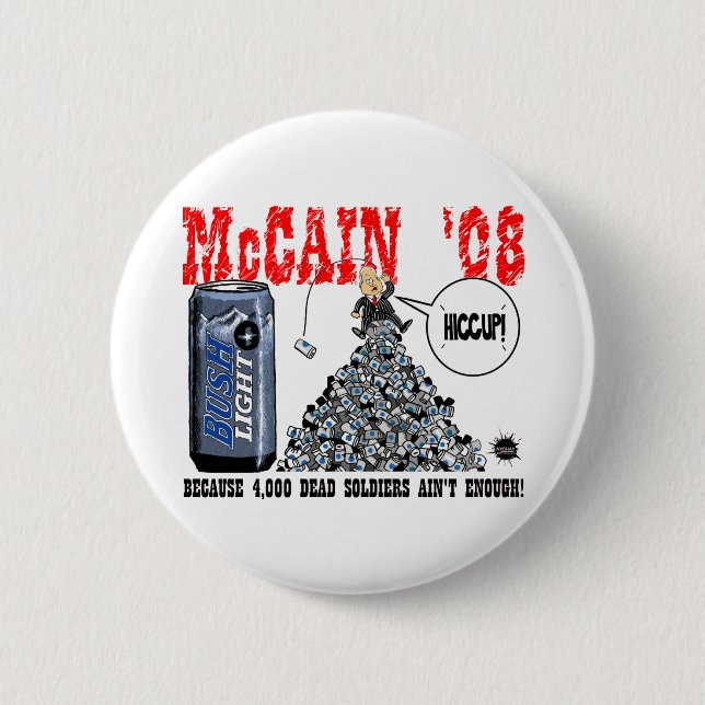 Bóton Redondo 5.08cm Botão inoperante dos soldados (Frente)