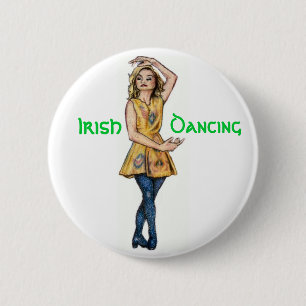 Bóton Redondo 5.08cm Botão irlandês da dança