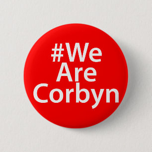 Bóton Redondo 5.08cm Botão Labour do Pin do crachá de Jeremy Corbyn d