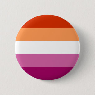 Bóton Redondo 5.08cm Botão LGBT Bandeira Lésbica