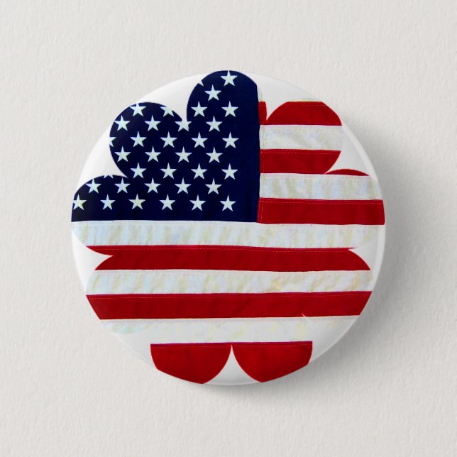 Bóton Redondo 5.08cm Botão Love &Peace_ (Frente)