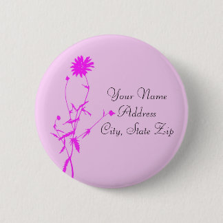 Bóton Redondo 5.08cm Botão luxúria cor-de-rosa