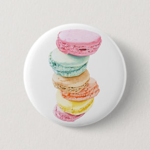 Bóton Redondo 5.08cm Botão Macarons