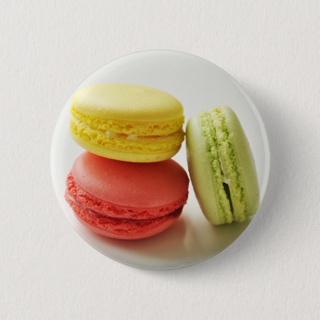 Bóton Redondo 5.08cm Botão Macaroons (Frente)