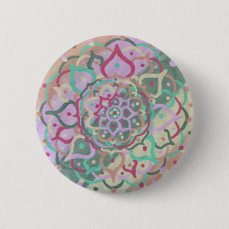 Bóton Redondo 5.08cm Botão Mandala