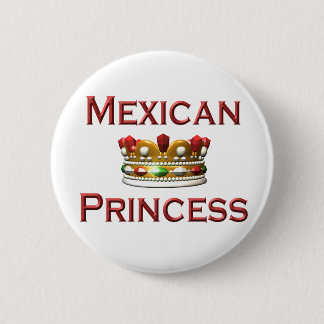 Bóton Redondo 5.08cm Botão mexicano da princesa