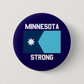 Bóton Redondo 5.08cm Botão Minnesota Strong