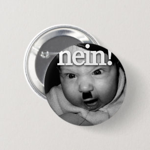 Bóton Redondo 5.08cm Botão NEIN!