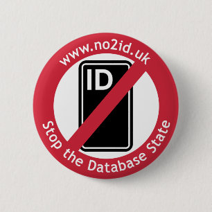 Bóton Redondo 5.08cm Botão NO2ID 2026 Badge
