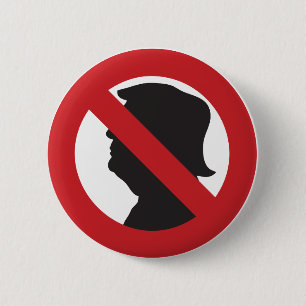 Bóton Redondo 5.08cm Botão No MAGA/Anti-Trump