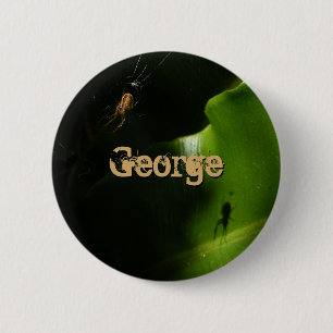 Bóton Redondo 5.08cm Botão Nome do Aranha Pequeno