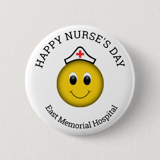 Bóton Redondo 5.08cm Botão Nome Pinback do Hospital do Dia da Enfermeir
