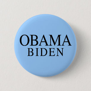 Bóton Redondo 5.08cm Botão Obama Biden 2008