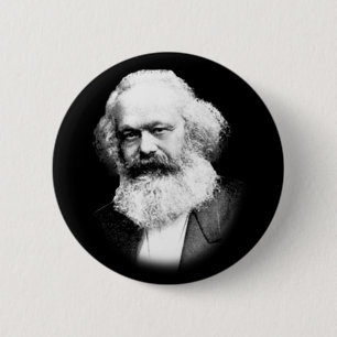 Bóton Redondo 5.08cm botão oficial de Karl Marx