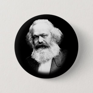 Bóton Redondo 5.08cm botão oficial Karl Marx
