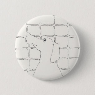 Bóton Redondo 5.08cm Botão Original Cão Desenho Chinês Cão Ano 2018