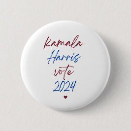 Bóton Redondo 5.08cm Botão para o eleitor de Kamala Harris para as elei