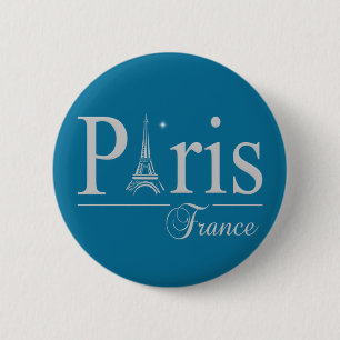 Bóton Redondo 5.08cm Botão Paris França