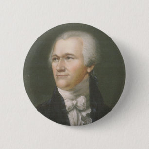 Bóton Redondo 5.08cm Botão pequeno de Alexander Hamilton