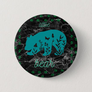 Bóton Redondo 5.08cm Botão Pequeno Urso