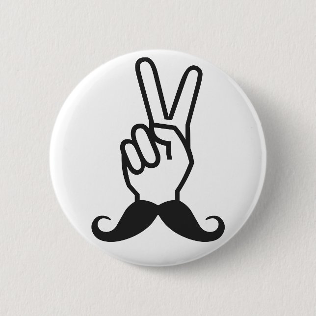 Bóton Redondo 5.08cm Botão personalizado de bigode vencedor (Frente)