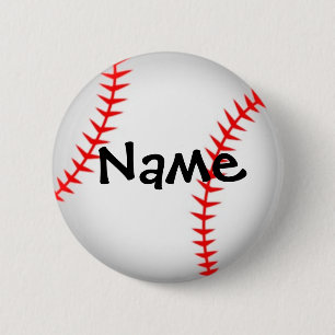 Bóton Redondo 5.08cm Botão personalizado do basebol