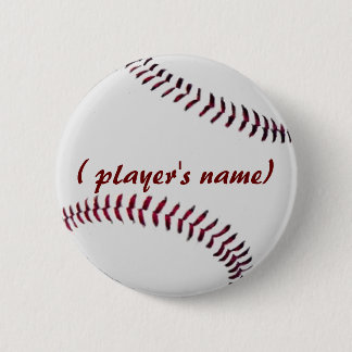 Bóton Redondo 5.08cm Botão personalizado do basebol