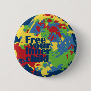 Bóton Redondo 5.08cm botão personalizado INNER CHILD