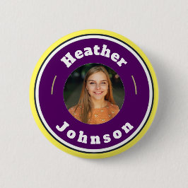 Bóton Redondo 5.08cm Botão - Personalizado Personalizado (adicionar nom