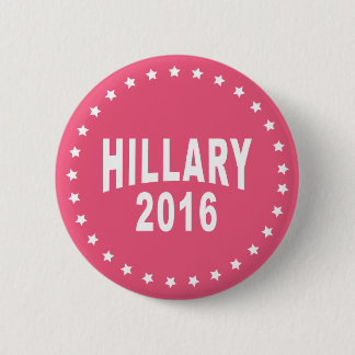 Bóton Redondo 5.08cm Botão Pinback Rosa Da Campanha Hillary Clinton 201