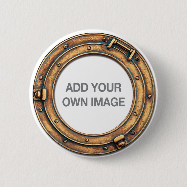 Bóton Redondo 5.08cm Botão Porthole 1 (Frente)