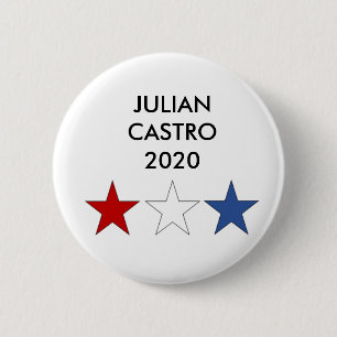 Bóton Redondo 5.08cm Botão presidencial de Castro 2020 julianos