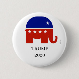 Bóton Redondo 5.08cm Botão presidencial do republicano 2020 de Donald