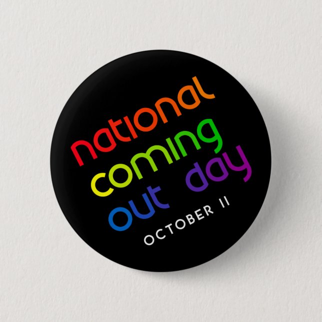 Bóton Redondo 5.08cm Botão Preto da Ascensão NCOD (Frente)