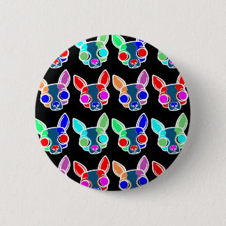 Bóton Redondo 5.08cm Botão preto do PM