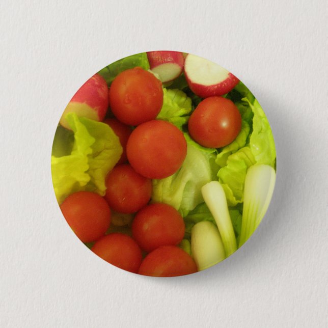 Bóton Redondo 5.08cm Botão Produtos Hortícolas de Salada (Frente)