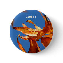 Botão 'Queda' de 'Vibes' - Design de 'Folhas de ou