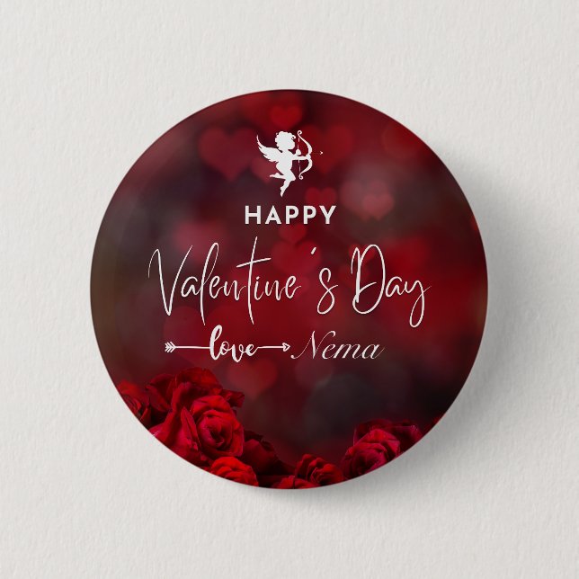 Bóton Redondo 5.08cm Botão redondo (Frente)