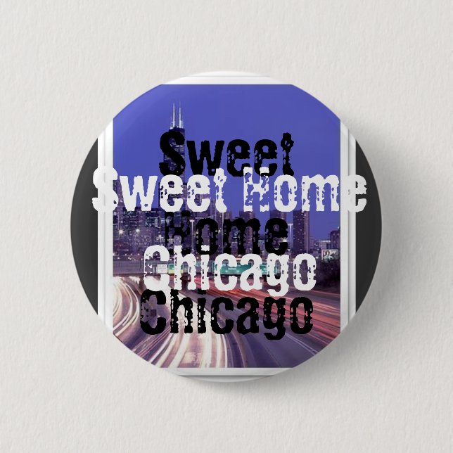 Bóton Redondo 5.08cm Botão redondo (Frente)